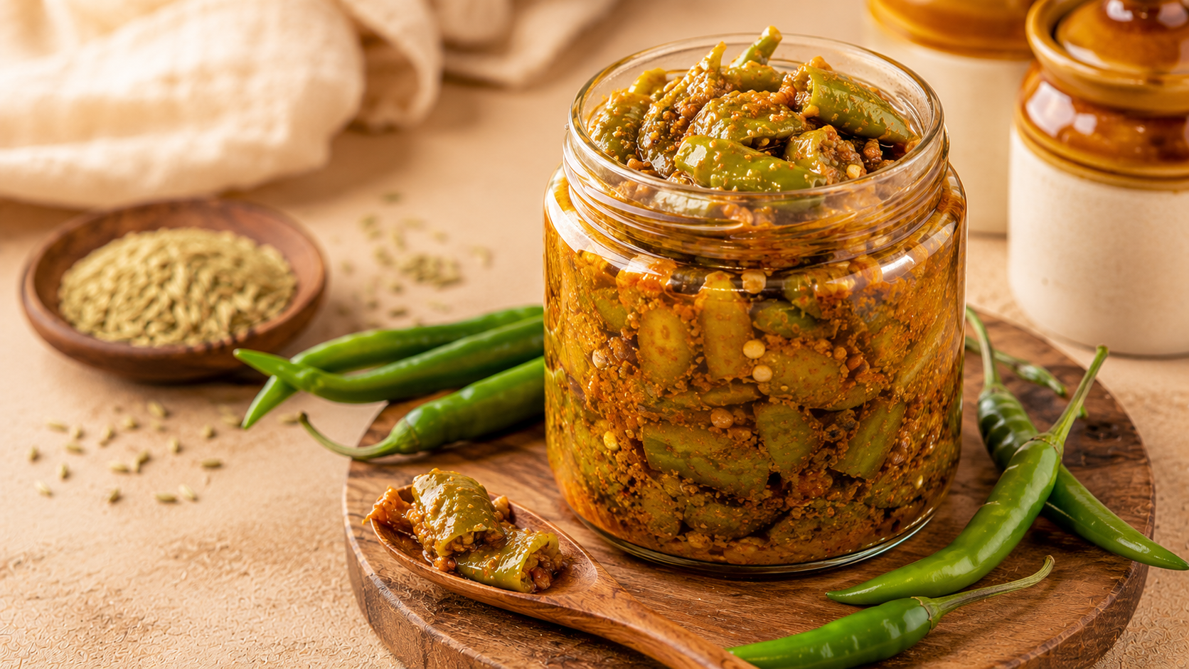 Green Chilli Pickle